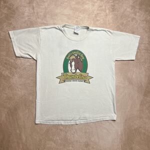 Thumbelina World's Smallest Horse T-Shirt Goose Creek Farms Youth L Short Sleeve